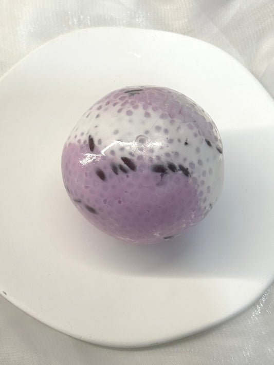 Taro and Purple Rice Coconut Ball